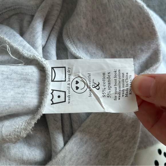 AMPERSAND AVE Gray Hoodie with Floral Accents - Picture 6 of 6